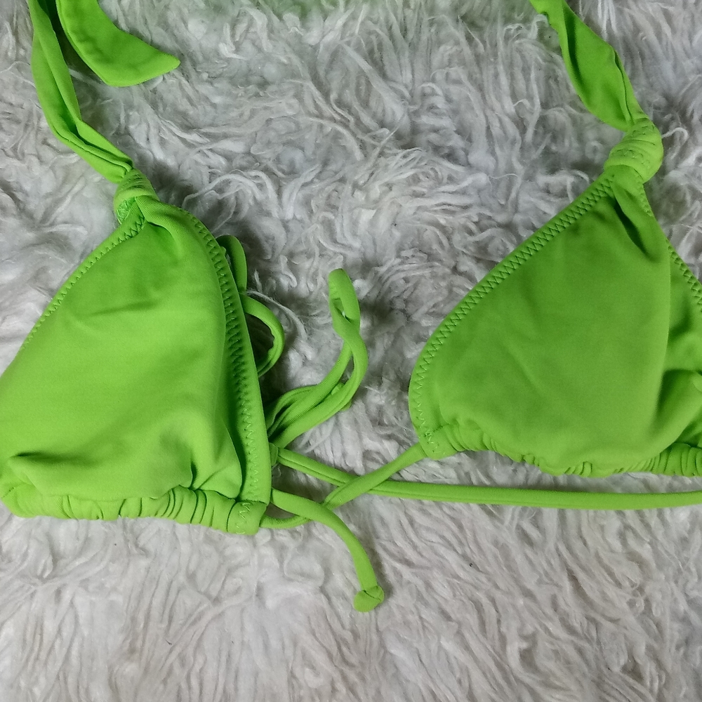 LA Hearts PacSun Mallary Knotted Triangle Bikini Top Size S - Picture 5 of 7